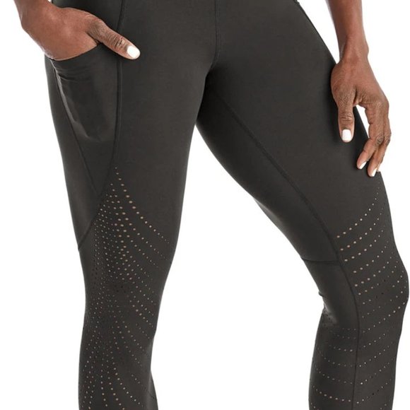 NWT Members Mark Active Pocket Leggings in Black-Sizes Small (12) & Med… - Picture 3 of 7